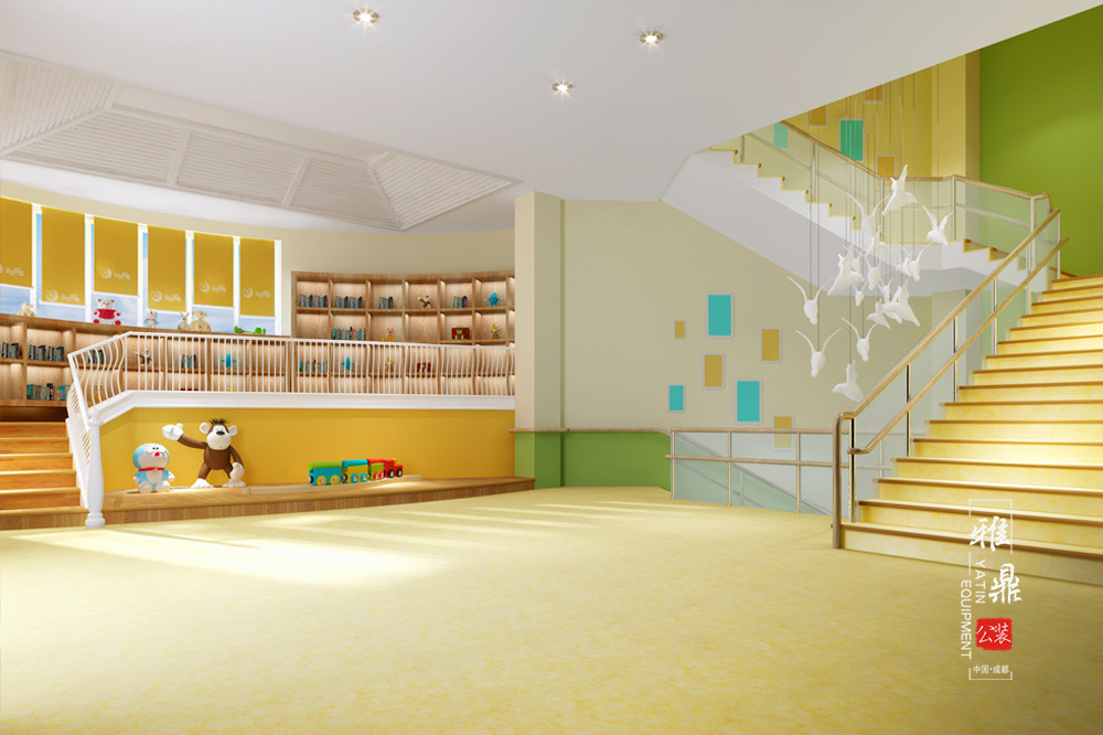 金色摇篮幼儿园装修设计效果图片阅览区