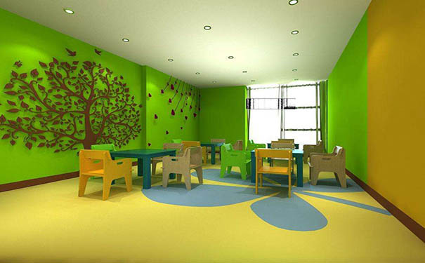 成都装修幼儿园公司如何打造出好看又实用的楼梯空间1