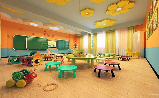 成都装修设计幼儿园公司能让孩子在充满艺术的环境中成长2