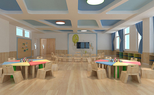 幼儿园的室内设计公司是如何选择幼儿园墙面颜色的1