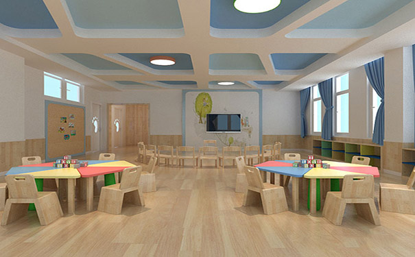 幼儿园室内设计装修之阅读区域的设计能为孩子提供多元化的生活2