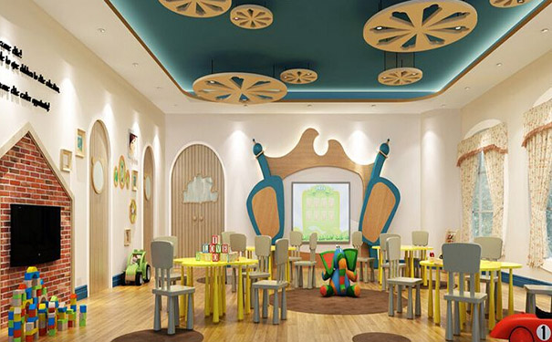原来成都专业幼儿园设计公司都是这样装修幼儿园大厅的呀2