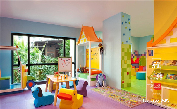 中型幼儿园装修设计的墙面内容要遵循哪些原则1