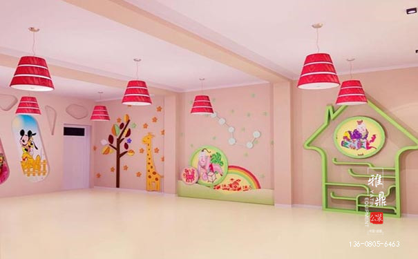 雅鼎幼儿园装修设计公司是怎样合理进行色彩搭配的2