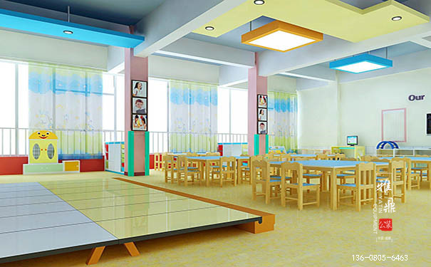 室内幼儿园设计公司浅谈幼儿园卫生间在墙上打孔的作用2
