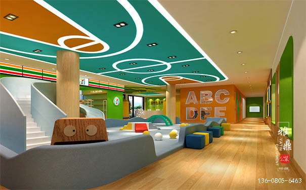 成都装修幼儿园哪家公司好幼儿园墙面居然也会这么美1