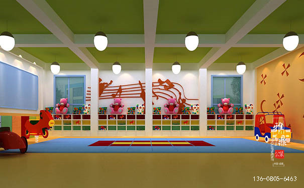 对高档幼稚园装修设计的方法这样做能有鲜明的特征1