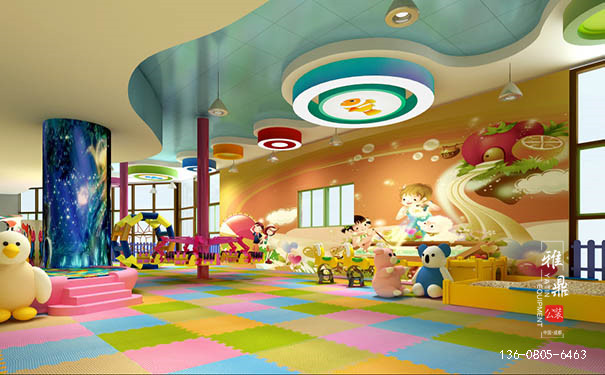 室内幼儿园设计之幼儿园美术教室的修设计2