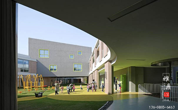 幼儿园室内设计公司浅淡适合幼儿园使用的装修色彩1