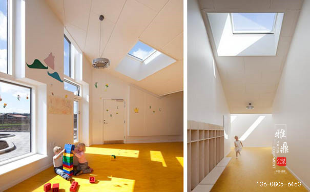 正规的幼儿园装修设计公司打造的文化空间是孩子们学习的良好场所2