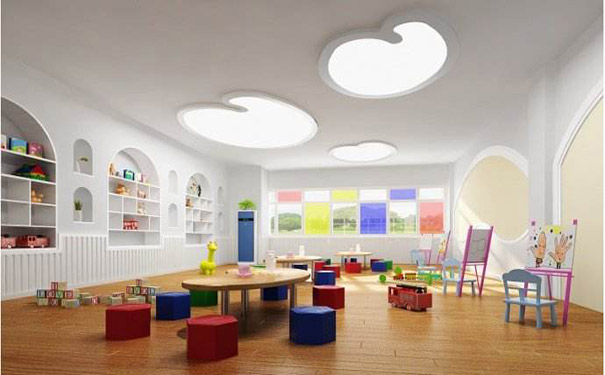 正规的幼儿园装修设计对孩子娱乐社区创设1