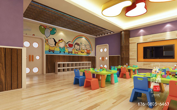 高端国际幼儿园装修的设计元素需要多方面融入1