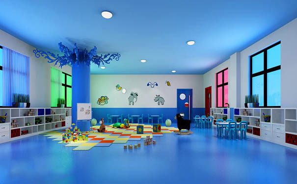 专业幼儿园装修设计在色彩的运用上独具匠心1