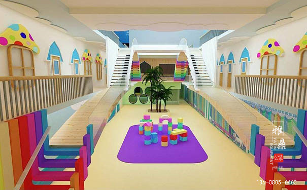 幼儿园大厅装修设计用这种方法，让孩子看一眼就喜欢上幼儿园1