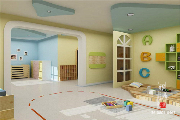 空间设计幼儿园在色彩和设施上是如何设置的1