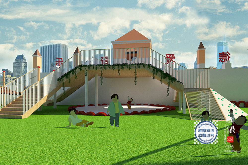 重庆德道国际幼儿园装修设计(攀爬活动区)