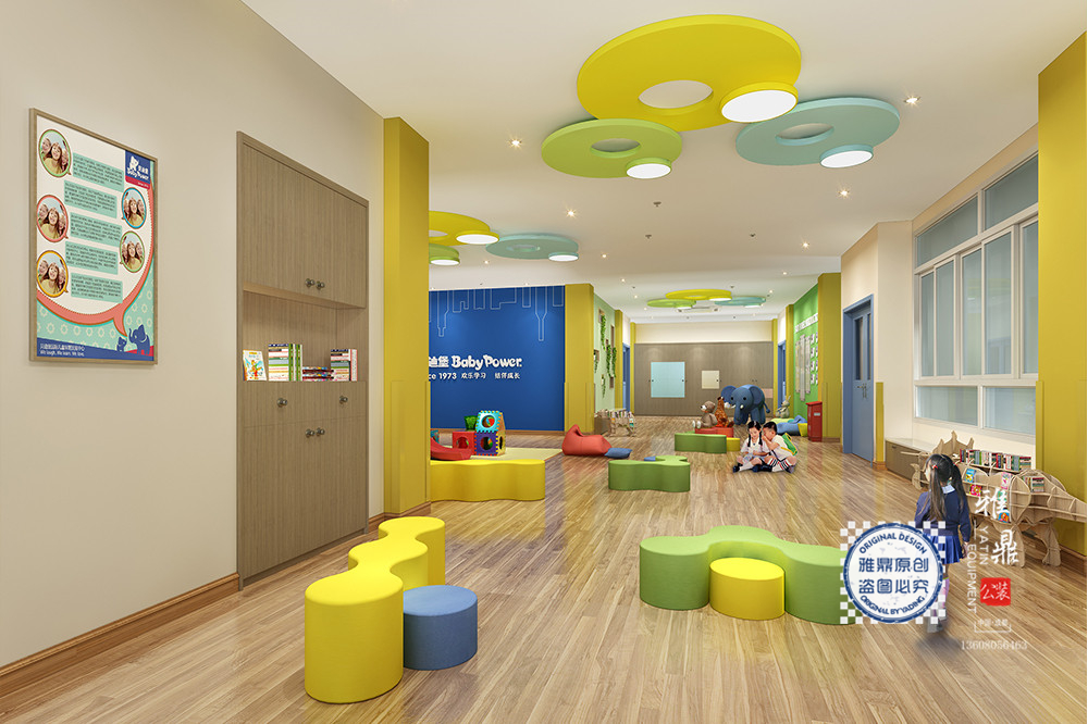 资阳贝迪堡早教中心装修设计（过道）