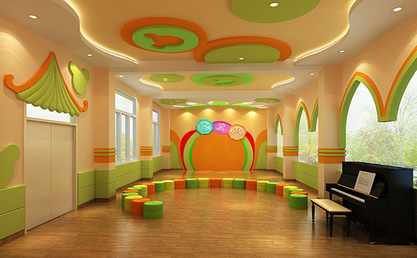 成都幼儿园装修公司设计的室内环境特别适合孩子们成长上1